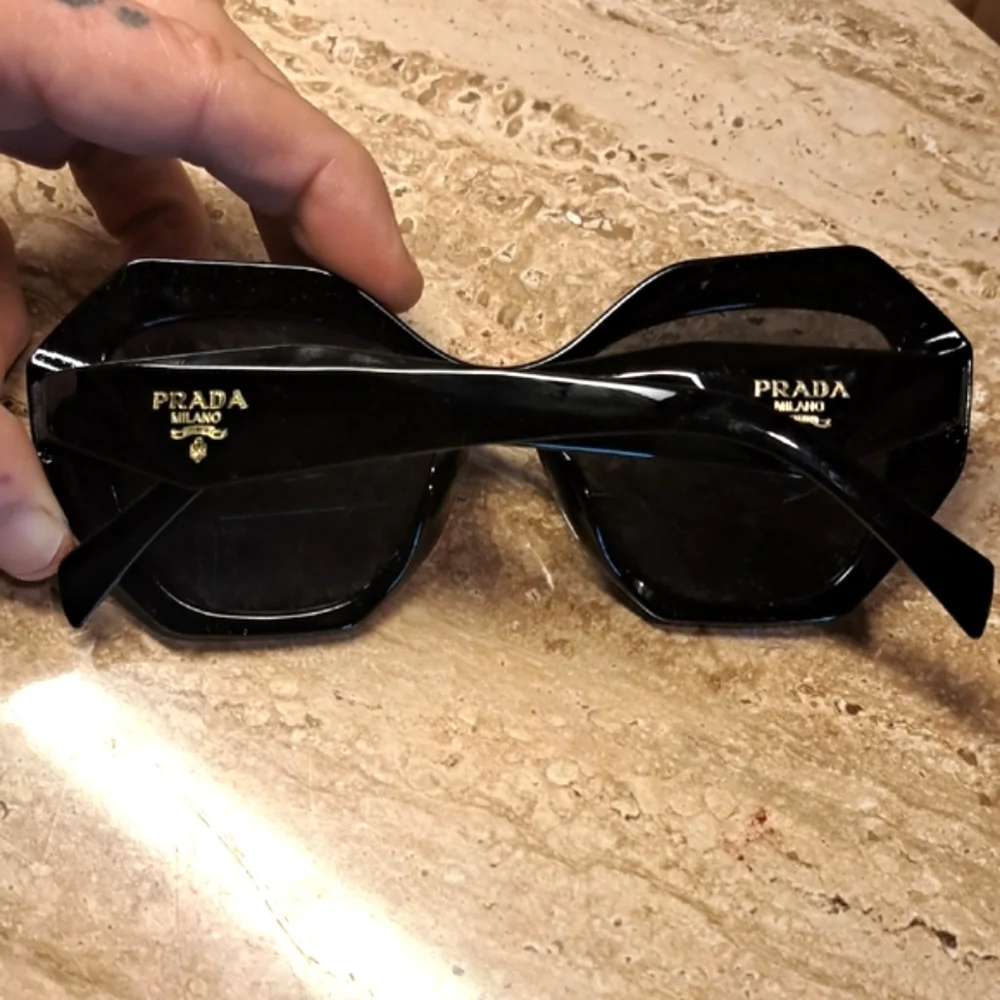 Prada PR 16WS Black Sunglasses With Grey Lenses